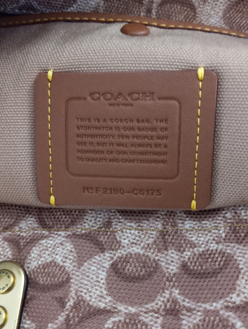 Coach Rogue Tote, Signature Canvas With Trompe L'oeil Print, Forever Collection - Picture 8 of 16